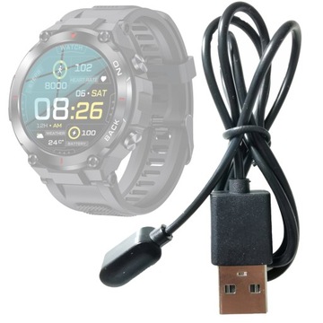 ŁADOWARKA KABEL PRZEWÓD USB SMARTWATCH K37 JGS37