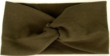 OPASKA NA GŁOWĘ SZEROKA TURBAN DAMSKA KHAKI