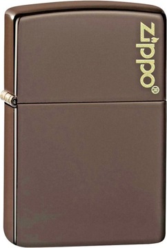 Зажигалка ZIPPO BROWN MATTE LOGO