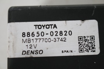 MODUL RADIÁTORU TOYOTA AURIS 88650-02820