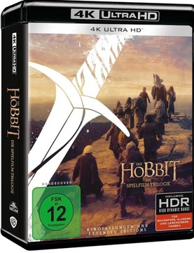 HOBBIT: FILMOWA TRYLOGIA (6 płyt BLU-RAY 4K) napisy PL