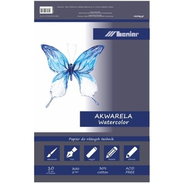 Blok akwarelowy A3, 300g. 10ark. 90862 LENIAR