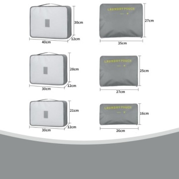 Дорожный органайзер для чемодана Набор сумок x 6 для одежды обуви