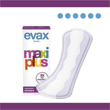 EVAX MAXIPLUS WKŁADKI HIGIENICZNE 30 SZTUK