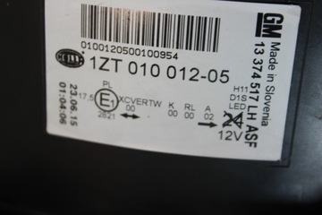 ФОНАРЬ ПЕРЕДНИЙ ЛЕВЫЙ OPEL ASTRA J XENON BI XENON OEM 1ZT01001205