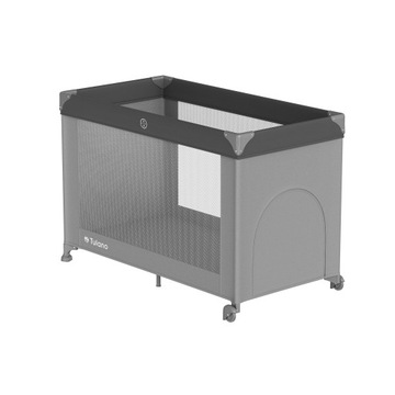 Дорожная кроватка детская двухъярусная складная Tulano Dream 40 Grey
