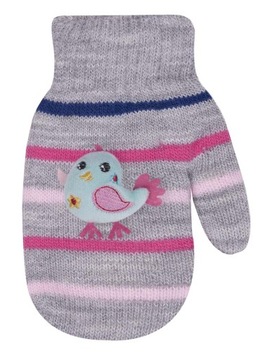 YO R-006 rękawiczki akrylowe z maskotką 16cm girl
