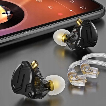 KZ ZS10 PRO X новые улучшенные гибриды + БЕСПЛАТНО