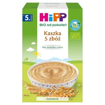HiPP BIO od pokoleń, Kaszka 5 zbóż po 5. m-cu 200g