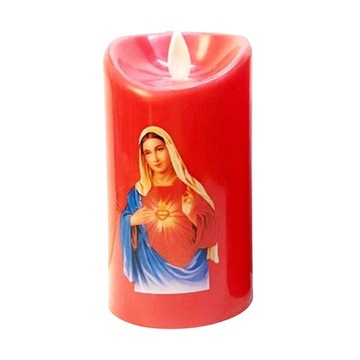 Świeca LED Saint na baterie dla Virgin