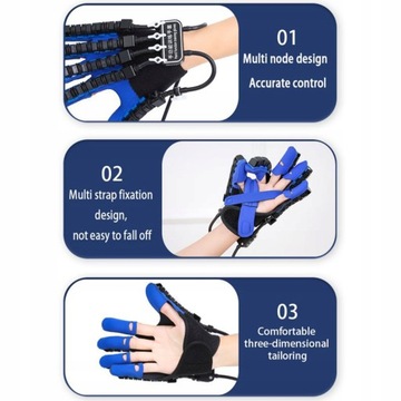Rękawica robota rehabilitacyjnego prawej ręki 9 Urządzenie do ćwiczeń GE