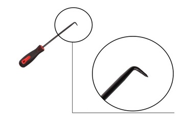 ZESTAW HACZYKI DO USZCZELEK I ORINGÓW 9 ELEMENTÓW