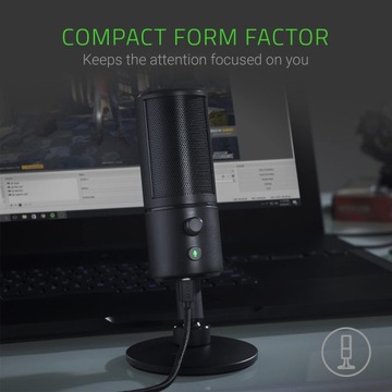 MIKROFON POJEMNOŚCIOWY DO KOMPUTERA USB RAZER SEIREN X STREAMING YOUTUBE
