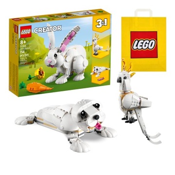 LEGO Creator 3w1 - Królik, Papuga lub Foczka 31133