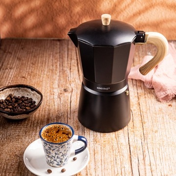 Kawiarka Zaparzacz do Kawy KINGHoff KH-1886 Indukcja 6 Filiżanek Espresso