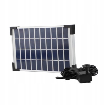 МОЩНЫЙ СОЛНЕЧНЫЙ САДОВЫЙ ФОНТАН НАСОС 400л/ч 5Вт