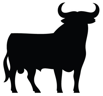 Naklejka na samochód hiszpański BYK BULL na auto