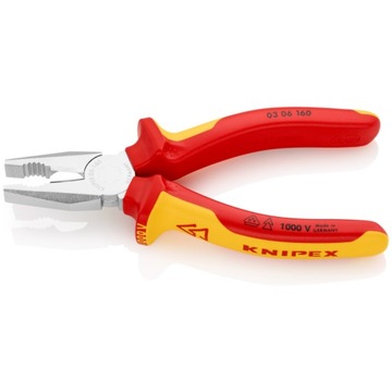 KOMBINERKI SZCZYPCE 1000V VDE 0306160 KNIPEX