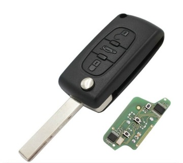 KOMPLETNY KLUCZYK HU83 Z ELEKTRONIKĄ CE0536 CITROEN C2 C3 C4 C5 BERLINGO