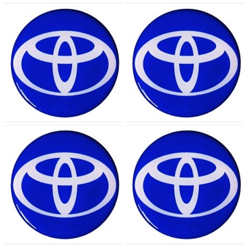ЭМБЛЕМА ЛОГОТИП 3D Toyota 55 мм 4 шт.