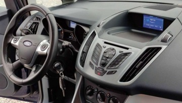 Ford C-MAX II Minivan 1.0 EcoBoost 125KM 2013 Ford C-MAX 1.0i 125kM Klima Navi Tempomat Czujniki Bluetooth Hak Pelen Ser, zdjęcie 4
