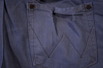 WRANGLER ogrodniczki BLUE jeans spodenki JANA W28