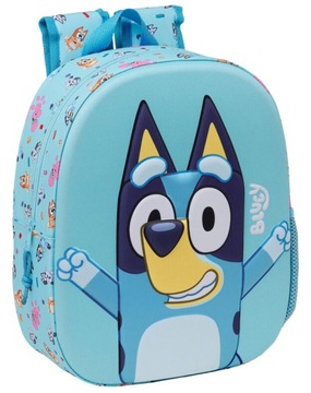 BLUEY PLECAK DZIECIĘCY NA WYCIECZKI PRZEDSZKOLA 3D PREMIUM BLUE
