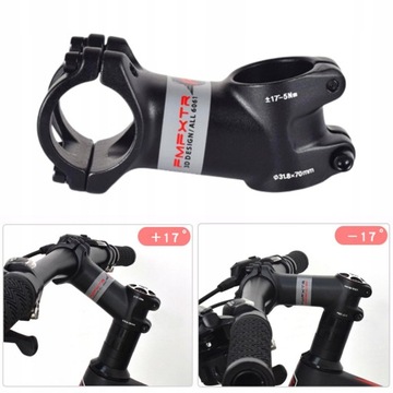 31.8 Велосипедный вынос 17° Шаг 60 мм 70 мм 80 мм