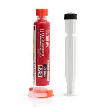 Soldermaska ​​Solder Mask UV Red 10ml - Изоляция печатной платы