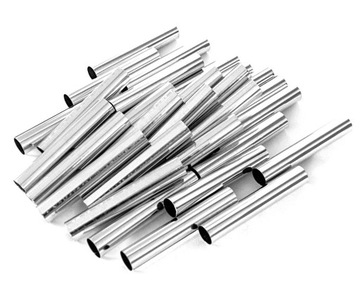 FOREMKI METALOWE DO RUREK Z KREMEM 8 CM 30 SZT.