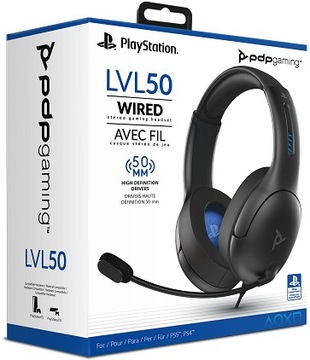 PDP Słuchawki przewodowe do PS4 LVL50 - SONY