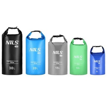 NC1703 ВОДОНЕПРОНИЦАЕМАЯ СУМКА ЧЕРНАЯ 30 Л NILS CAMP