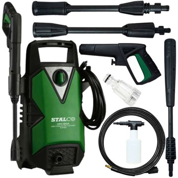 MYJKA CIŚNIENIOWA STALCO PRO 180 BAR MOCNA ZESTAW PŁYN KARCHER SAMOSSĄCA