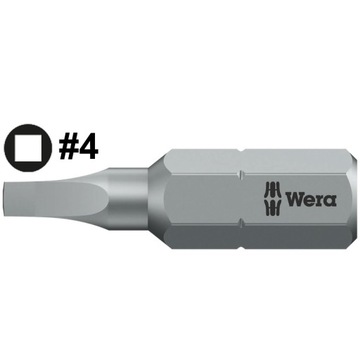 Wera 868/4 квадратная бита 05060165001 F 6,3 1 шт.