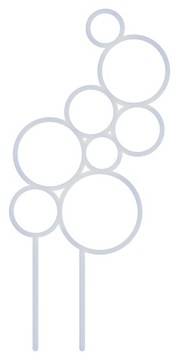 PODPÓRKA KWIATÓW ROŚLIN DRABINKA PERGOLA KOŁA 26cm