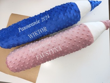 Ołówek poduszka kredka pasowanie ucznia