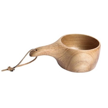 Ręcznie robiony kubek Kuksa w stylu 18x6x10,5 cm