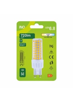 ŻARÓWKA LED G9 230V 6,8W = 55W NEUTRALNA 4000K
