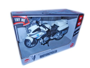 MOTOR ścigacz EFEKTY światło LED dźwięk motocykl