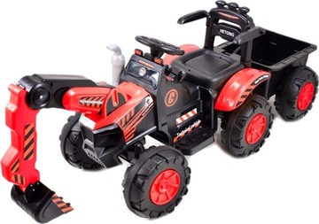 ТРАКТОР, ЭКСКАВАТОР, ПИТАНИЕ ОТ АККУМУЛЯТОРА, 90 Вт, ДИСТАНЦИОННЫЙ ПРИЦЕП