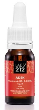 Labs212 ADEK Liquid Witaminy w kroplach MCT