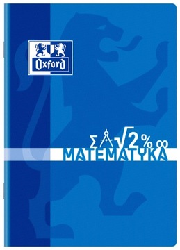 Zeszyt a5/60k oxford MATEMATYKA kratka niebieski