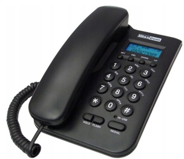 Telefon Stacjonarny Maxcom KXT 100 czarny LCD
