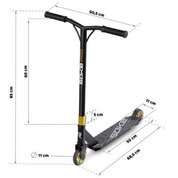 ПЕРСОНАЛЬНЫЙ СКУТЕР SOKE PRO ABEC-9 ФРИСТАЙЛ