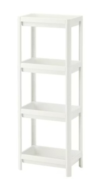 IKEA VESKEN - regał biały 36x23x100 cm