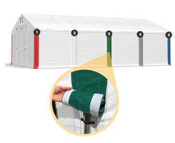 Промышленная палатка 6х10м конструкция DAS 560 S