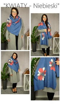 СТИЛЬНЫЙ ВЕСЕННИЙ ДЛИННЫЙ ШАРФ теплый шарф шарф с ЦВЕТАМИ КАЧЕСТВЕННЫЙ ХЛОПОК