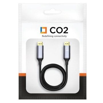 CO2 DISPLAYPORT CABLE 1.4 КАБЕЛЬ ДЛЯ МОНИТОРА DP - DP FHD 240 Гц 8K 60 Гц 3M