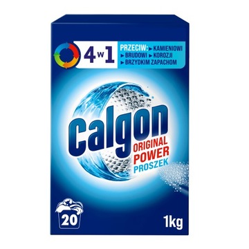 Calgon Proszek 3w1 Odkamieniacz do Pralki 1kg 20pr