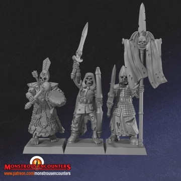 Skeleton Archers Unit 17x + CMD 3x - Monstrous Encounters